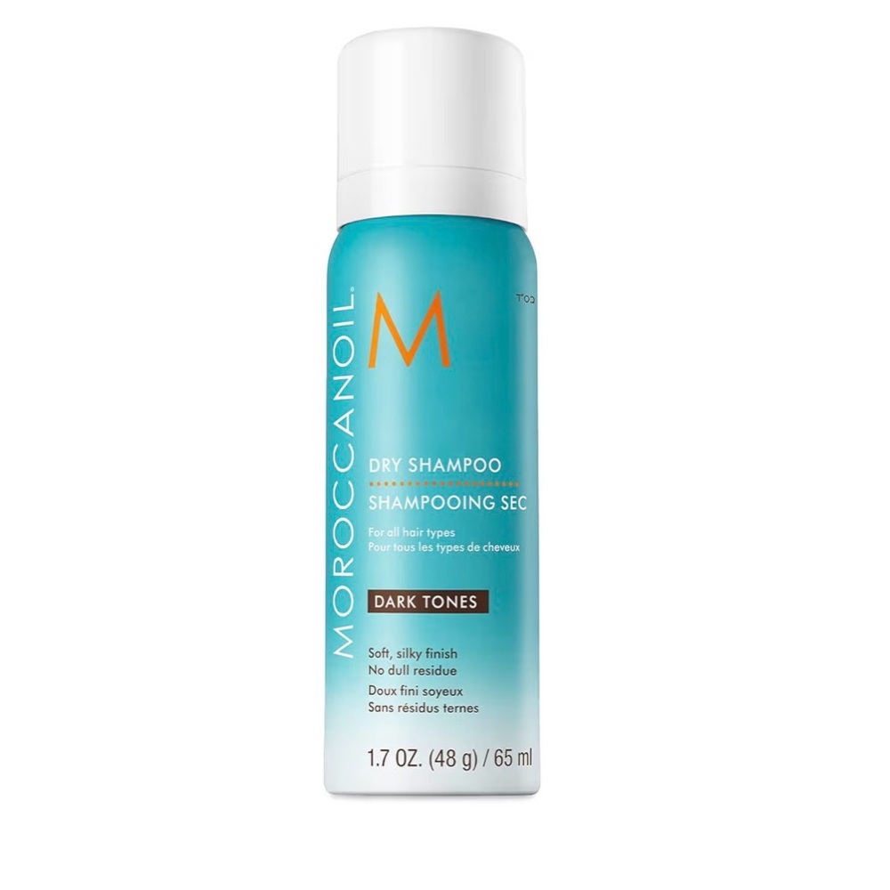 Moroccanoil Dry Shampoo for Dark Tones - Turquoise and White